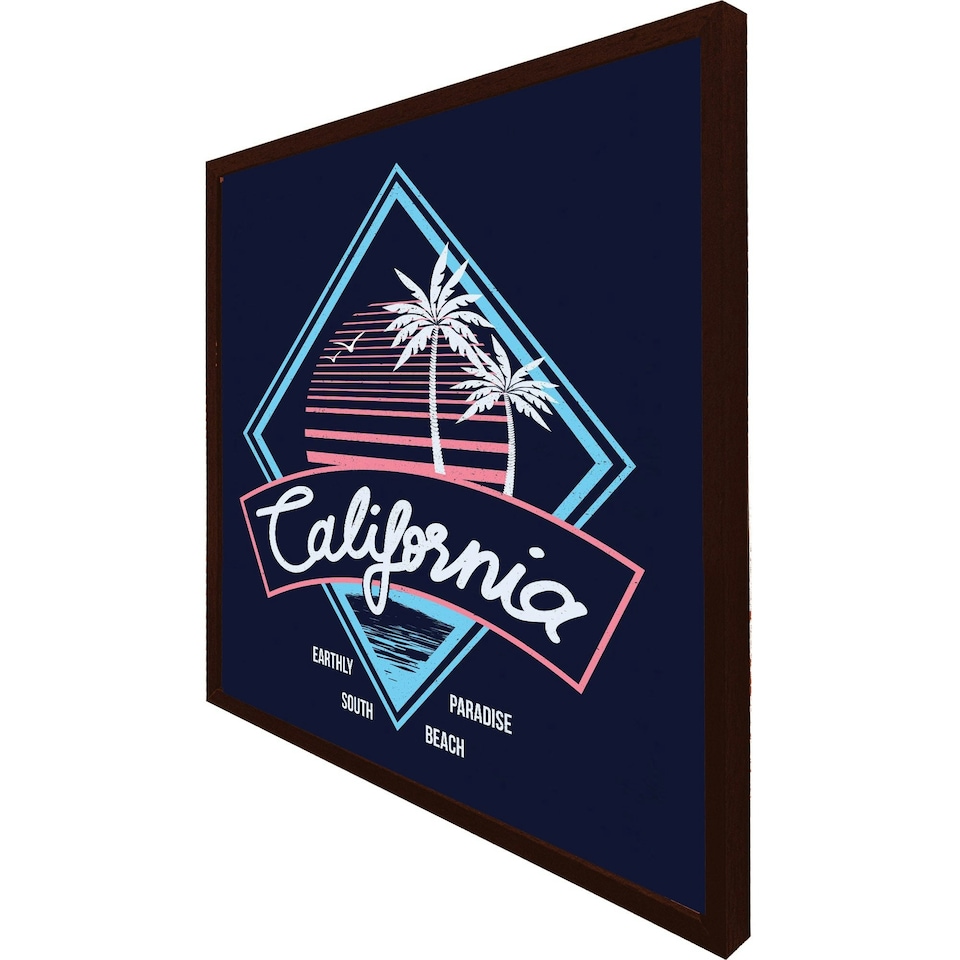 image 1 of Neon california (Picutre Frame) Black | XL