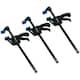 image 1 of 12" Quick Release Ratchet Rapid Bar Speed Clamp Holder Grip Spreader Fastener 3pk
