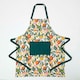 image 1 of Homescapes Citrus 100% Cotton Apron | Multi | One Size