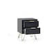 image 2 of Premium Matte Black Lamp Table Black