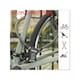 image 4 of Master Lock Black Steel Rigid Combination Cable 0.9m X 12mm - Multi Colour - One Size