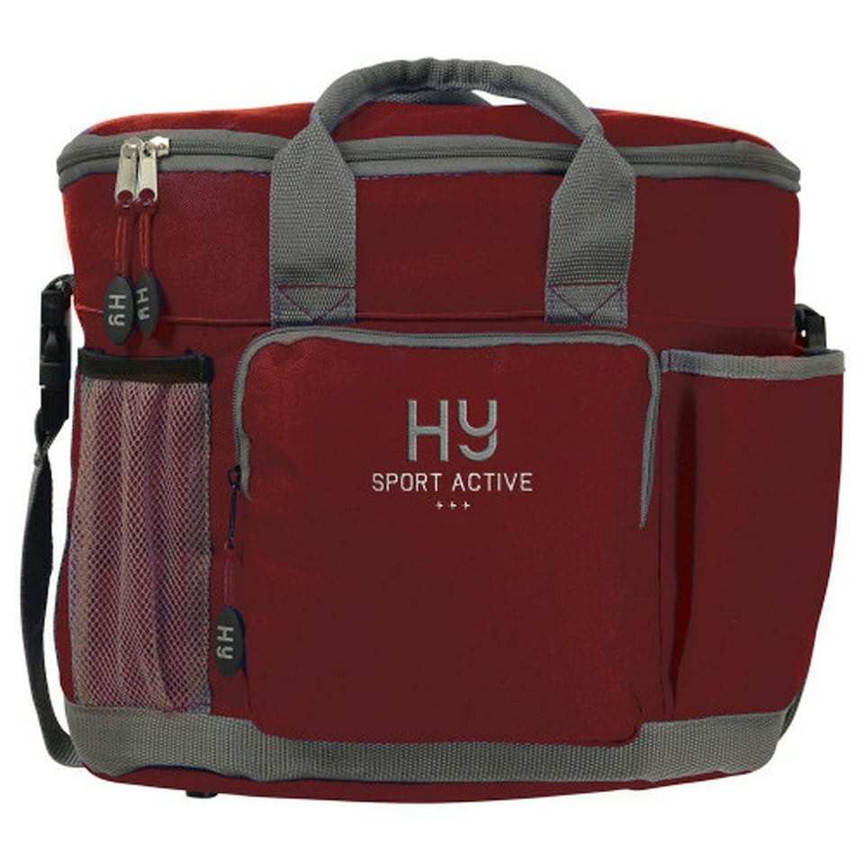 Hy Sport Active Horse Grooming Bag - Vivid Merlot - One Size