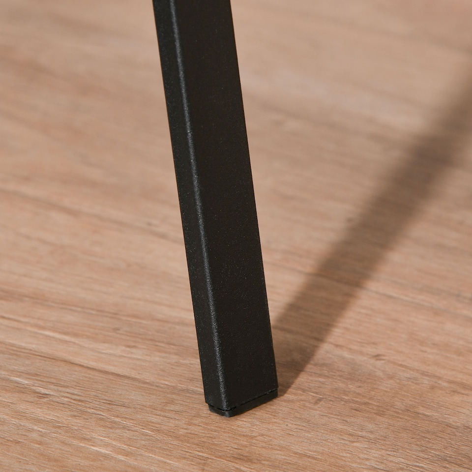 image 1 of HOMCOM Freestanding Metal Coat Rack Stand 9 Hooks Clothes Tree with 1 Shelf Hat Display Hall Tree Hanger Bag Umbrella Hanging Organiser Black