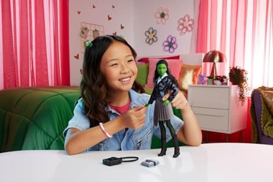 image 1 of Wicked Movie Elphaba Doll - Shiz University Fashion Dolls