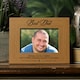image 2 of Best Dad Wooden Photo Frame Gift Brown | Brown 8x10 | One Size