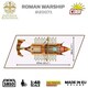 image 7 of Roman warship brick model - COBI 20071 - 1710 bricks