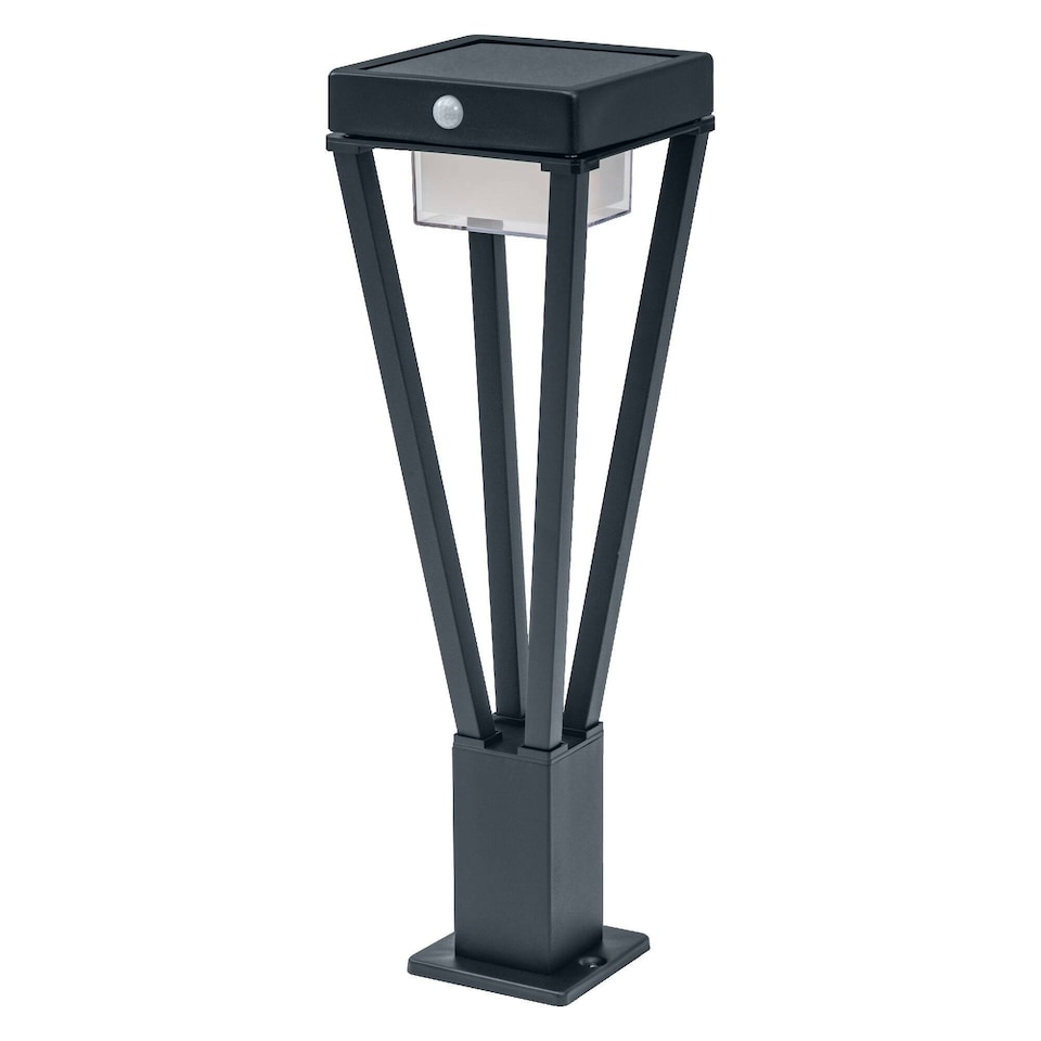 image 1 of OSRAM ENDURA Solar Bollard Light With Sensor 50cm Black
