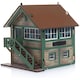 image 1 of Railway Signal Box Desk Tidy Self Assembly