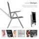 image 3 of Garden Chairs Marilena - folding, aluminium, 7-position adjustable backrest | Silver | silver | One Size | 8