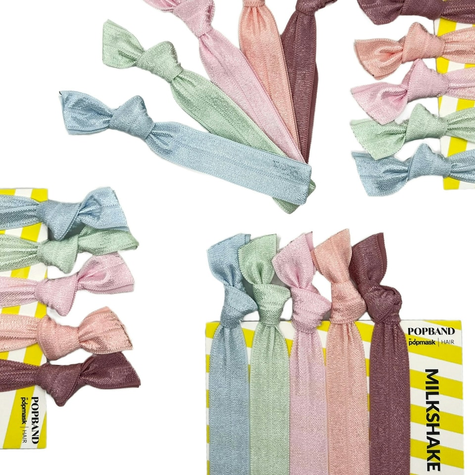 image 1 of Popband Milkshake 5 Knot Hair Bands