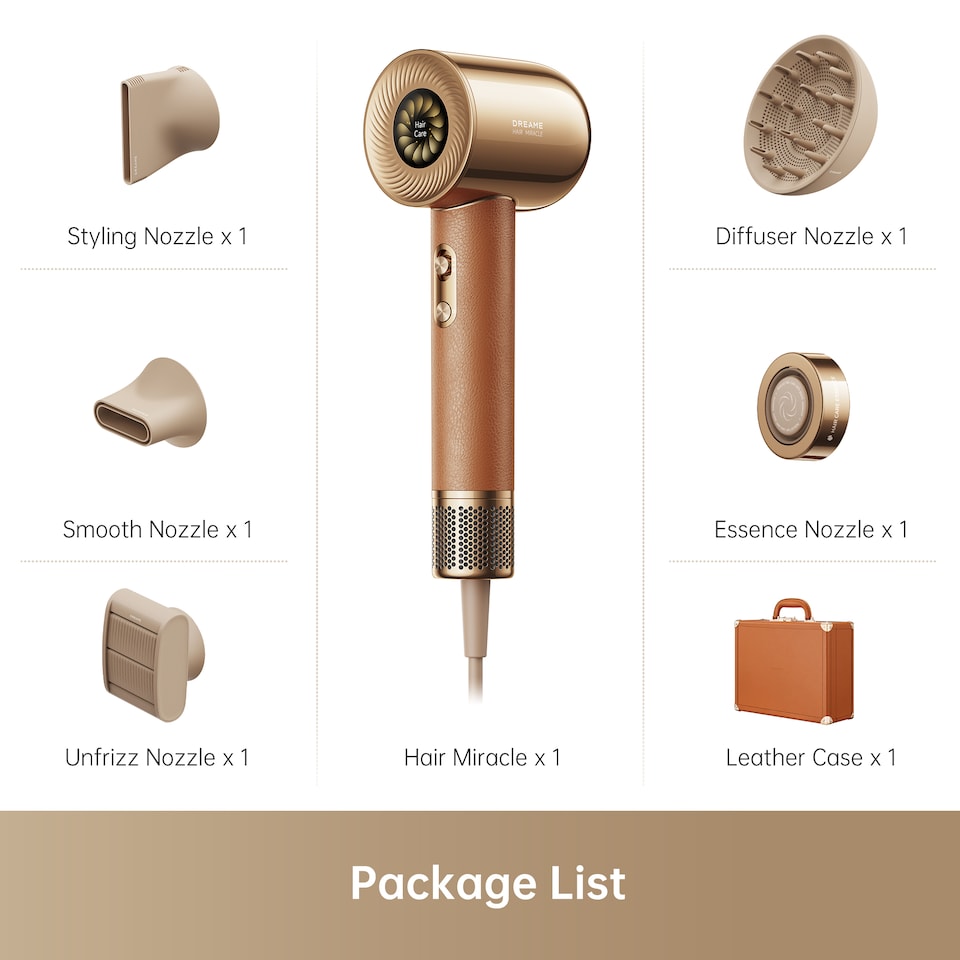image 1 of Dreame Hair Miracle Hair Dryer with Accessories