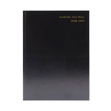 Janrax 2026-2027 A4 Week To View Black Academic Diary