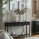image 5 of Contour Collection 3 Drawer Console Table - Wood - L33 x W120 x H80 cm - Black