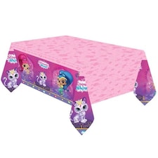 Shimmer And Shine Plastic Tablecover 180cm x 120cm