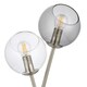 image 6 of Branco 2 Light Chrome & Smoked Glass Table Lamp