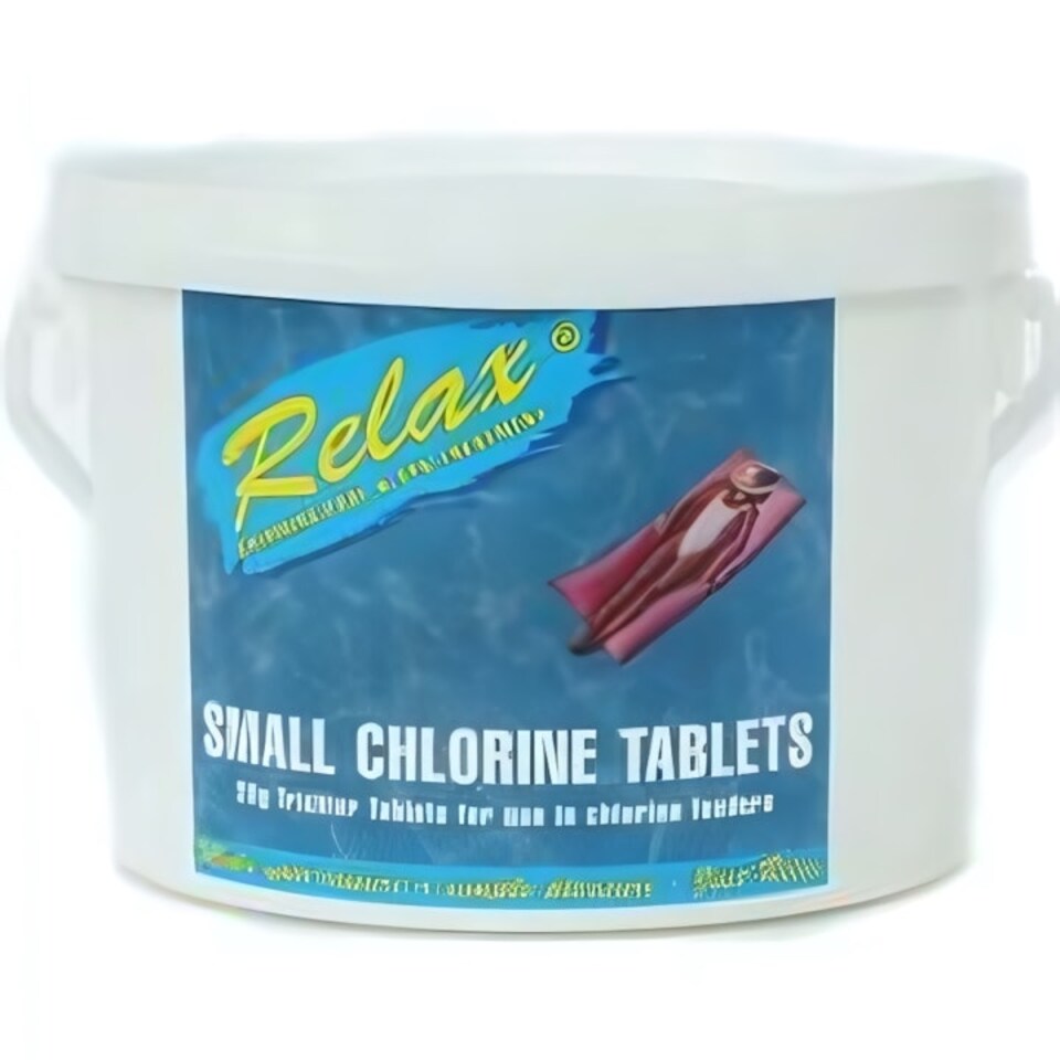 image 1 of Relax 2Kg Small Spa or Swimming Pool Chlorine Tablets Size: Single Small Blue/Green DiscountLeisur2946