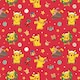 image 2 of Pokemon Christmas Wrapping Paper 4m Roll