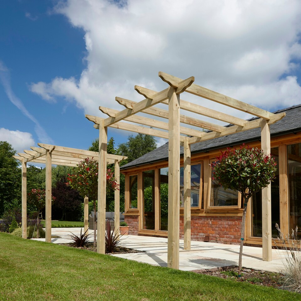 image 1 of Rowlinson Traditional Timber Pergola
