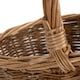 image 4 of Small Childs Country Oval Wicker Shopping Basket | Brown | Brown | S