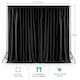 image 2 of Blackout Polyester Photography Backdrop for Studio Photo Shoot - 3x3m