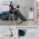 image 4 of HOMCOM 2HP Motorised Treadmill 1-12km/h Folding Frame w/ Wheels Preset Programs