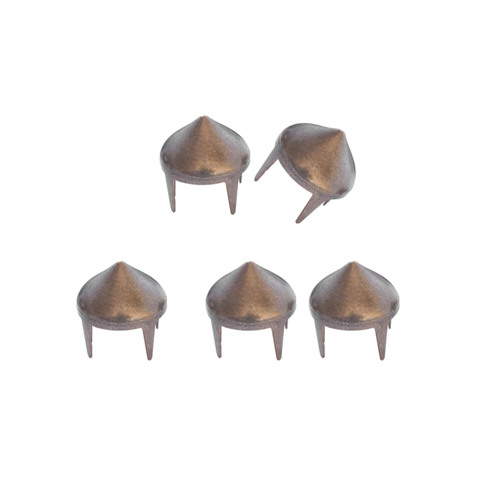 image 1 of 8mm High Cone Punk Studs Hand Pressed Leather Rivets - 50pcs
