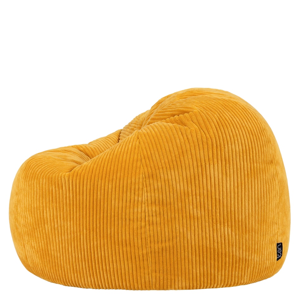 image 1 of Kingston Classic Beanbag Corduroy Yellow Set of 2 | Yellow | Yellow | 2