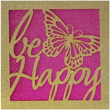 Birthday Card with Butterfly Design Friendship