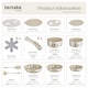 image 4 of Kitchen starter set for 6 people with crockery, pots and more | Black | black/white | 1