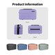 image 4 of ABS Cabin Carry Bag with Strap – Lightweight Underseat Luggage | Purple | French Lilac | Cabin Bag