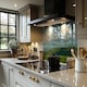image 2 of panorama of beautiful countryside of romania Designer Splash Back | White