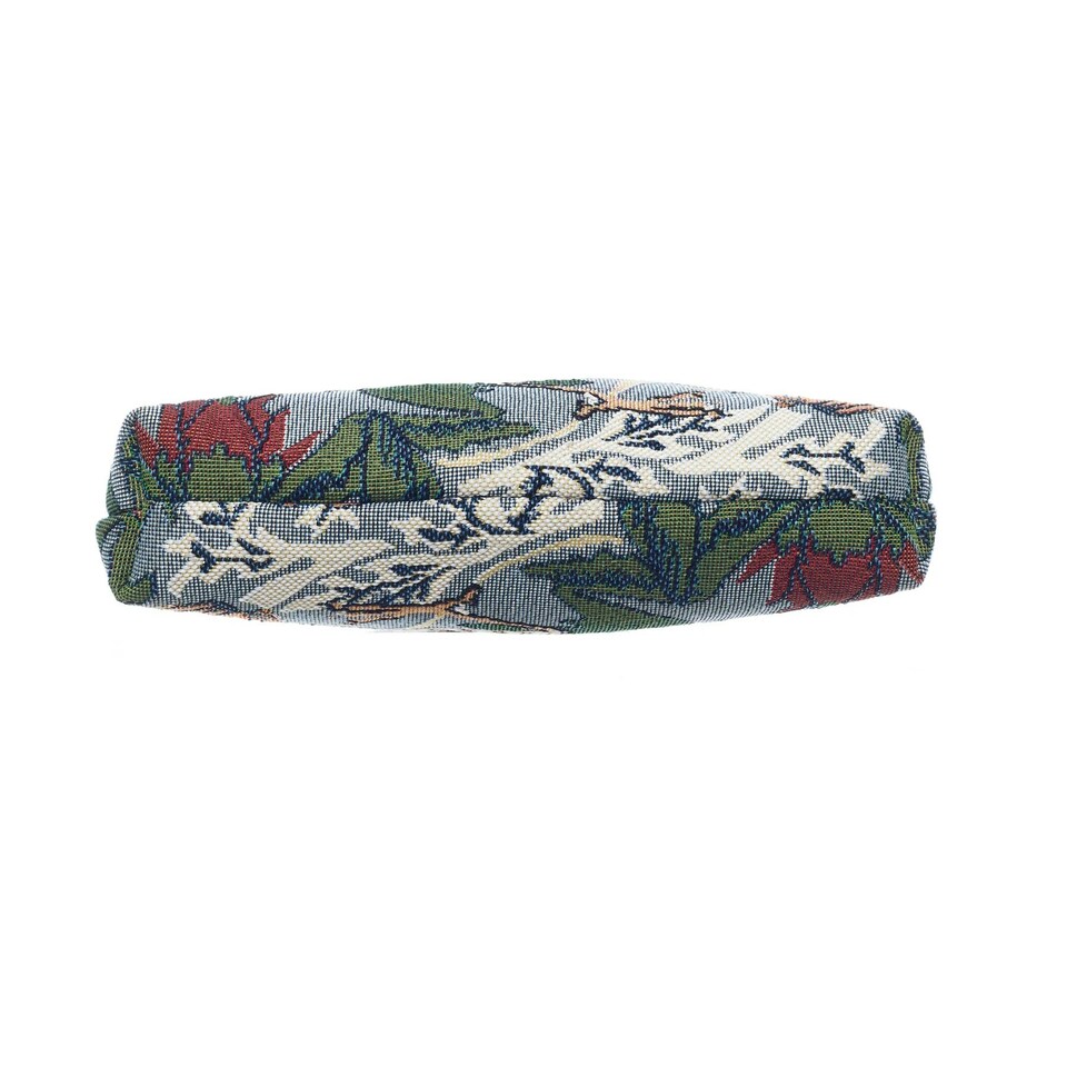 image 1 of Signare Wristlet Bag - Grey Strawberry Thief Multi