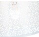 image 3 of Moroccan Designed Large White Metal Pendant Light Shade with Floral Decoration | White