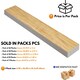image 4 of NOVECRAFTO Self Adhesive Floor Planks | 36x5.98in (91.4x15.2cm) Each | Peel & Stick Vinyl Flooring | Honey Drift Timber Effect | Waterproof DIY Tiles Brown | 5 sqm