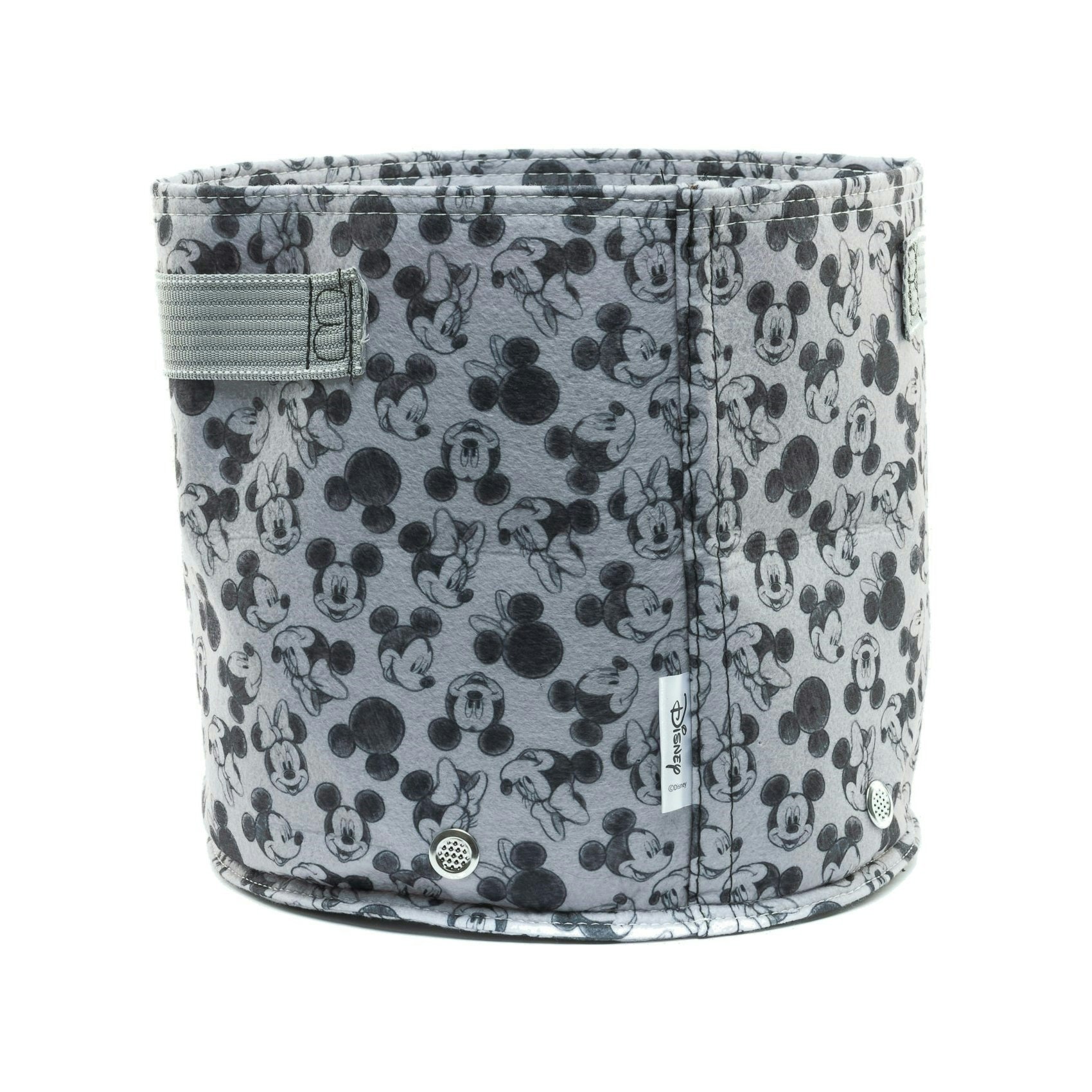 Disney Fabric Eco Pots 23L Mickey Mouse & Minnie Mouse Grey