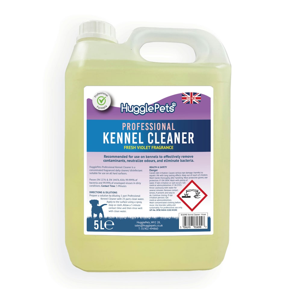 image 1 of HugglePets Professional Kennel Cleaner 5L - Violet