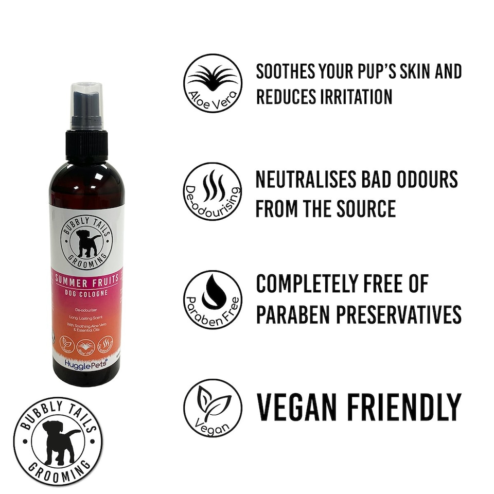 image 1 of HugglePets Bubbly Tails Dog Cologne - Summer Fruits