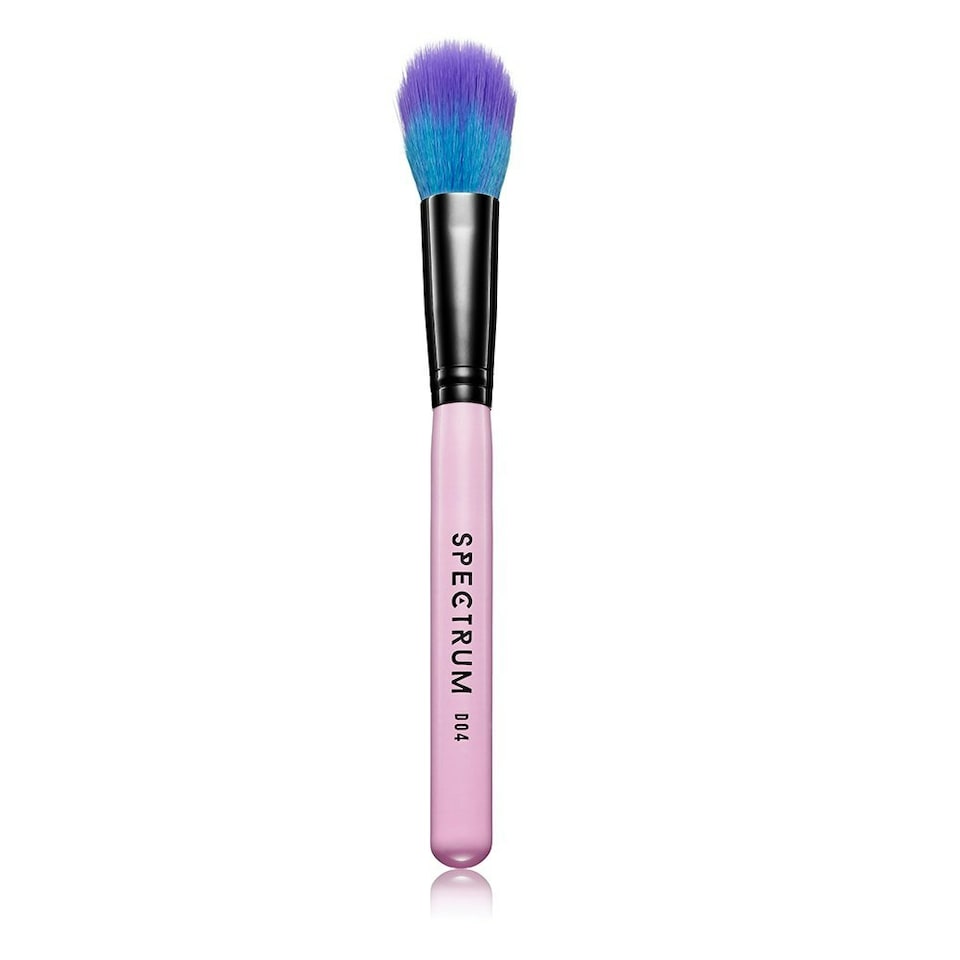 image 1 of Spectrum Pink D04 Foundation Brush, Duo-Length for Blending