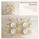 image 4 of HOMCOM Dining Table and Chairs Set of 4 with 2 Chairs Bench for Kitchen Natural