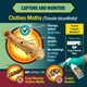 image 2 of NOPE Clothes Moth Traps (x12) Odourless Non-Toxic Pheromone Sticky Trap For Cupboards, Drawers & Clothes - Child & Pet Safe