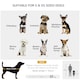 image 2 of PawHut Pet Stroller Pushchair Carrier for Cat Puppy with 3 Wheels Brown