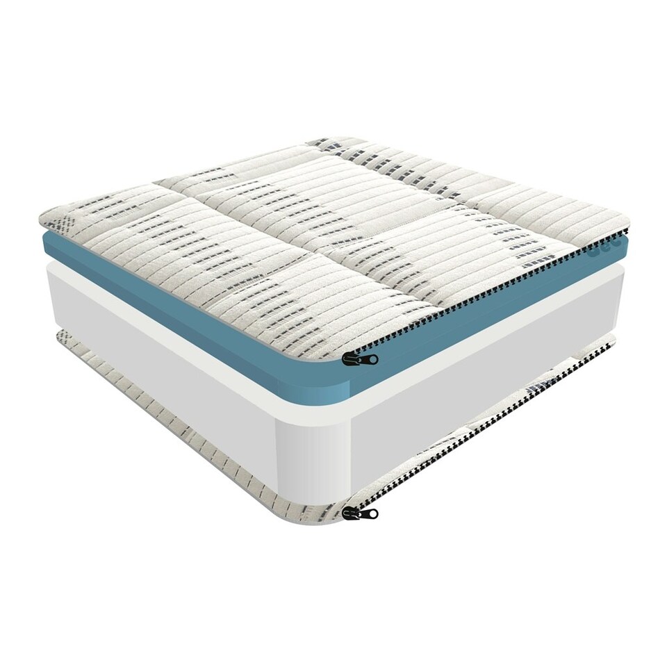 image 1 of 6ft Super King Size Gel Memory Foam Mattress - (180cm)