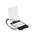 image 2 of MidOcean Traveller Plastic Luggage Tag - White - One Size | White
