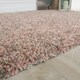 image 3 of KUKOON Blush Pink Grey Mottled Shaggy Living Room Area Rug 160cm x 230cm Pink