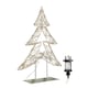 image 9 of 40cm Premier Christmas Candlebridge with 7 Bulbs in Light Wood Battery Operated