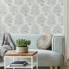 Superfresco Elmwood Duck Egg Wallpaper Blue | Duck Egg
