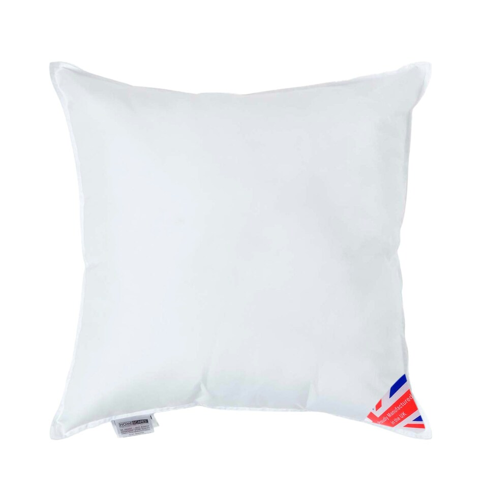image 1 of Homescapes Luxury Super Microfibre Cushion Pad Insert Inner 50 x 50 cm (20 x 20") White