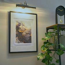 ValueLights Black Indoor Wall Picture Light and E14 Pygmy LED 3W Warm White 3000K Bulb Black