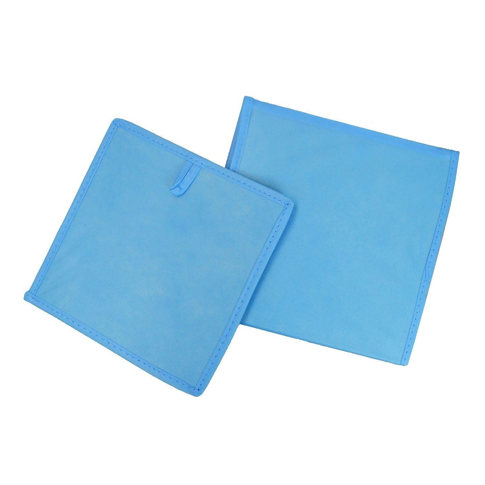 image 1 of Folding Storage Cube Space Saver Home Bedroom Under Bed Playroom Toys Pack of 4