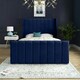 image 2 of Oxford Bed - Kingsize - 5ft - Blue